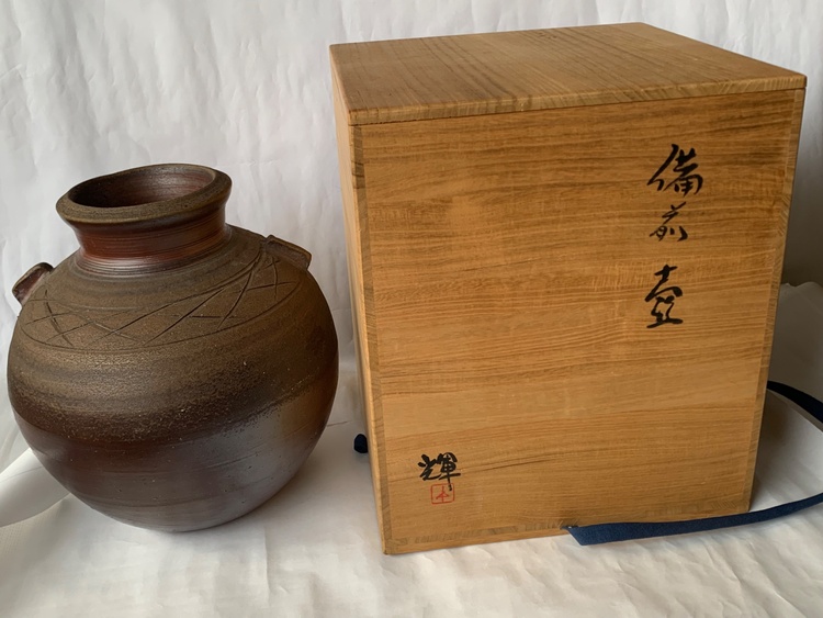 備前焼壺　（美術品・骨董品）の商品画像 - 査定依頼日：2026年1月19日 - 最高査定価格：1,000円