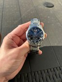 セイコー QZ 7T04-0AA0 プルミエ クロノグラフ 黒文字盤メンズ腕時計（高級時計）の商品画像 - 査定依頼日：2025年2月26日 - 最高査定価格：9,000円