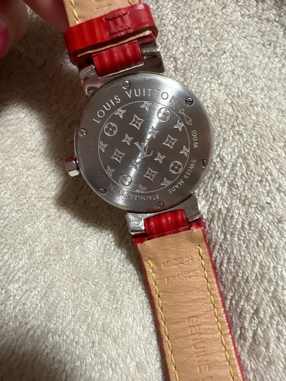 ルイヴィトン タンブール（高級時計）の商品画像 - 査定依頼日：2025年8月21日 - 最高査定価格：105,000円