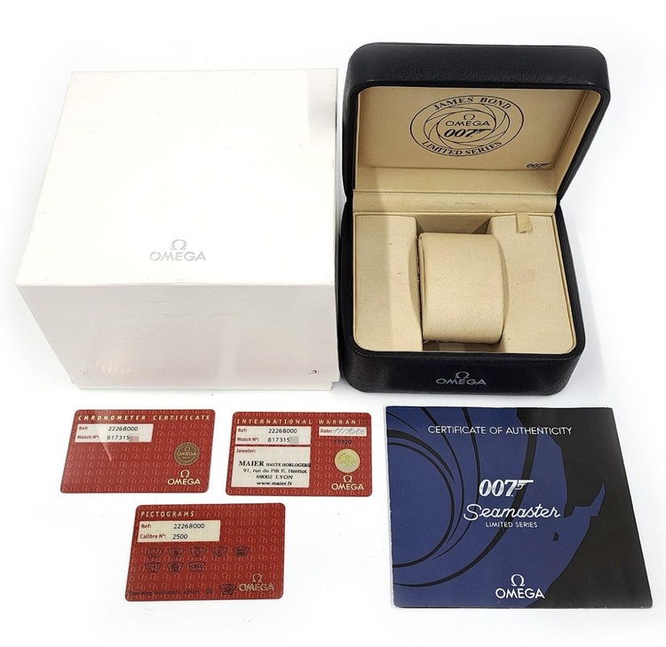 オメガシーマスター 007 ボンドモデル（高級時計）の商品画像 - 査定依頼日：2026年7月22日 - 最高査定価格：640,000円