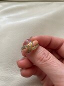 サンゴとメレダイヤのゴールドのリング（宝石）の商品画像 - 査定依頼日：2024年2月27日 - 最高査定価格：80,000円