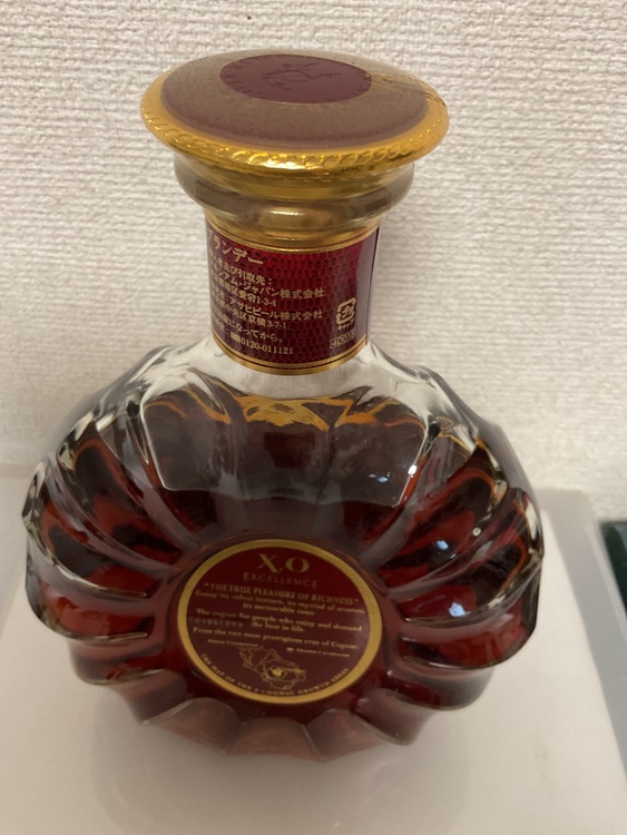 X.O EXCELLENCE（お酒）の商品画像 - 査定依頼日：2026年1月18日 - 最高査定価格：6,000円