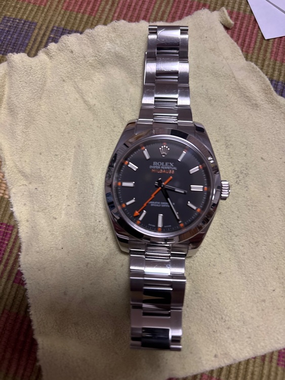 ロレックス ミルガウス （高級時計）の商品画像 - 査定依頼日：2025年9月25日 - 最高査定価格：1,200,000円