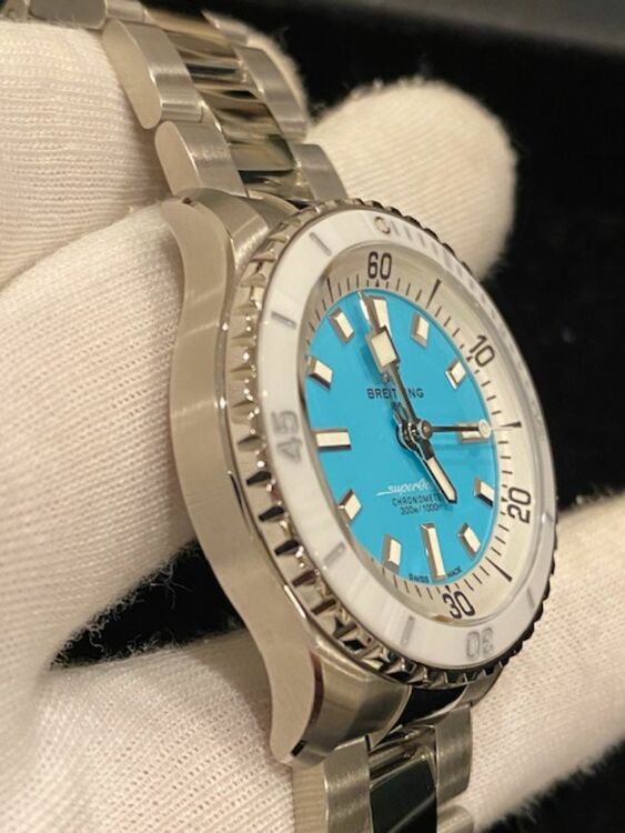 A17377211C1A1　ターコイズ、メタルブレス（高級時計）の商品画像 - 査定依頼日：2025年10月6日 - 最高査定価格：380,000円