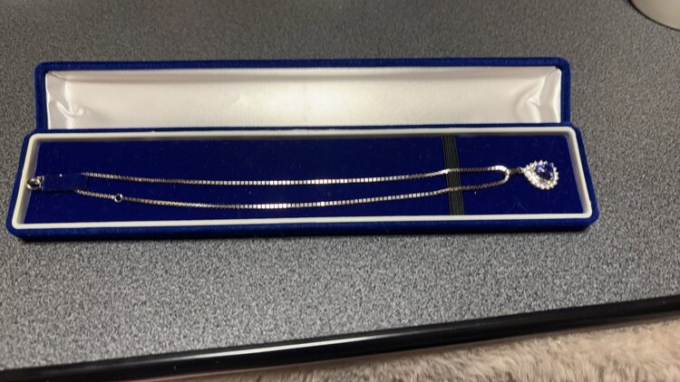 タンザナイトネックレス（金・貴金属）の商品画像 - 査定依頼日：2025年5月18日 - 最高査定価格：100,000円