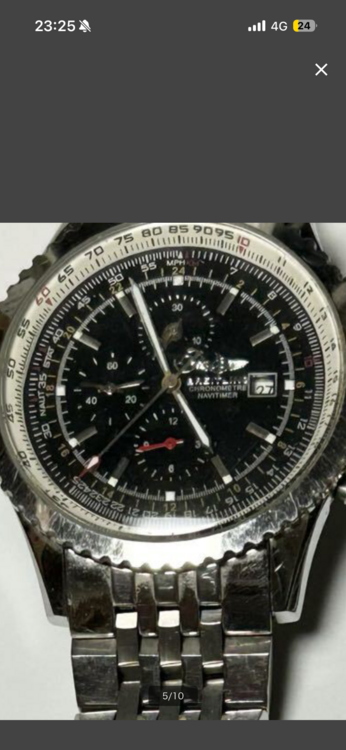 ブライトリング ナビタイマー （高級時計）の商品画像 - 査定依頼日：2026年2月15日 - 最高査定価格：500,000円