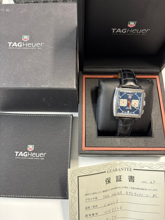 タグホイヤー モナコ CW2113 HG972（高級時計）の商品画像 - 査定依頼日：2025年6月1日 - 最高査定価格：430,000円