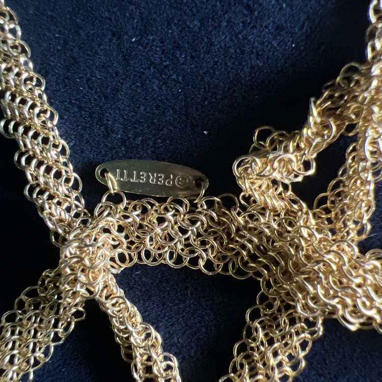 ティファニーエルサぺレッティ翡翠オープンハートメッシュネックレス（金・貴金属）の商品画像 - 査定依頼日：2025年7月3日 - 最高査定価格：230,000円