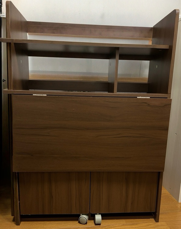 ニトリ ライティングデスク(タンブレロ2 80MBR)（家具・寝具）の商品画像 - 査定依頼日：2025年10月2日 - 最高査定価格：3,000円