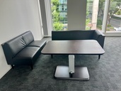 昇降テーブル　ソファー　3点セット（家具・寝具）の商品画像 - 査定依頼日：2025年7月11日 - 最高査定価格：5,000円