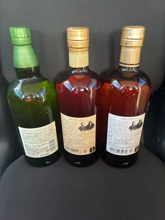 竹鶴21年　竹鶴黒ラベル　白州NV（お酒）の商品画像 - 査定依頼日：2025年3月29日 - 最高査定価格：78,000円