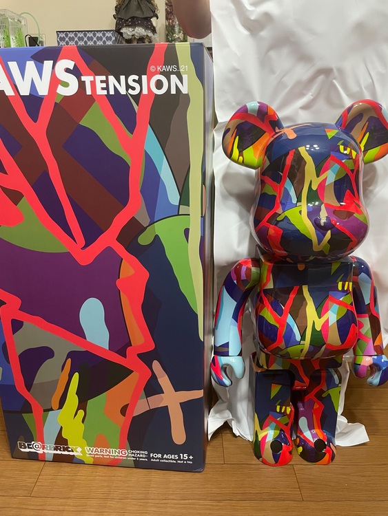 ベアブリック カウズ テンション 1000%（フィギュア・プラモデル）の商品画像 - 査定依頼日：2025年11月11日 - 最高査定価格：40,000円