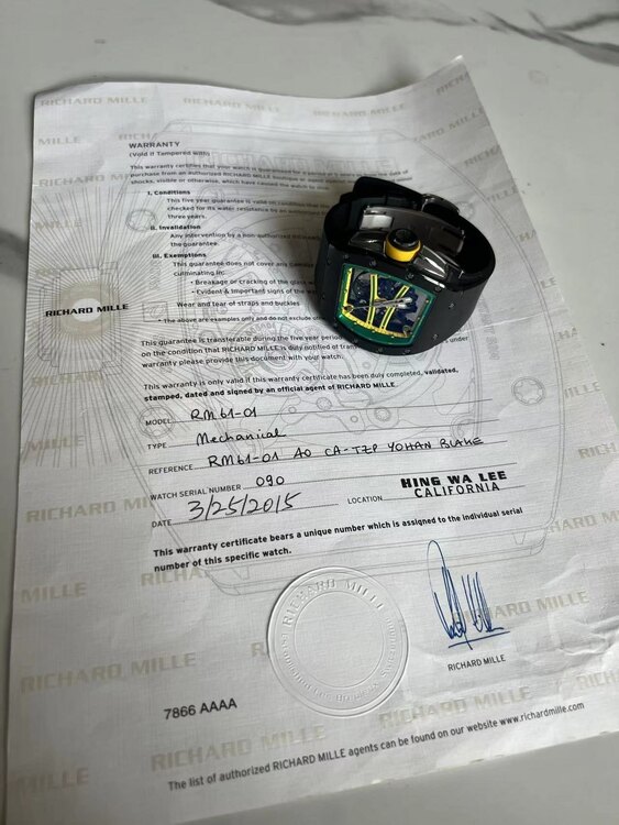 その他 リシャールミル （高級時計）の商品画像 - 査定依頼日：2024年12月30日 - 最高査定価格：1,600,000円