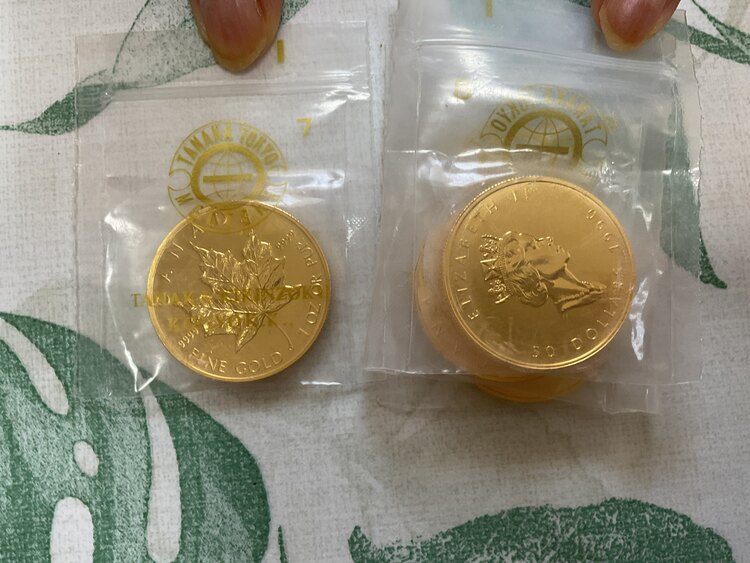 メイプル金貨（金・貴金属）の商品画像 - 査定依頼日：2025年5月2日 - 最高査定価格：2,002,467円