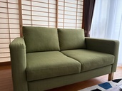 ソファ　IKEA KARLSTAD カルルスターだ2人掛けコンパクトソファ（家具・寝具）の商品画像 - 査定依頼日：2026年4月19日 - 最高査定価格：5,000円
