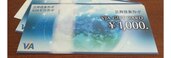 VISA（チケット・金券）の商品画像 - 査定依頼日：2024年11月25日 - 最高査定価格：900円