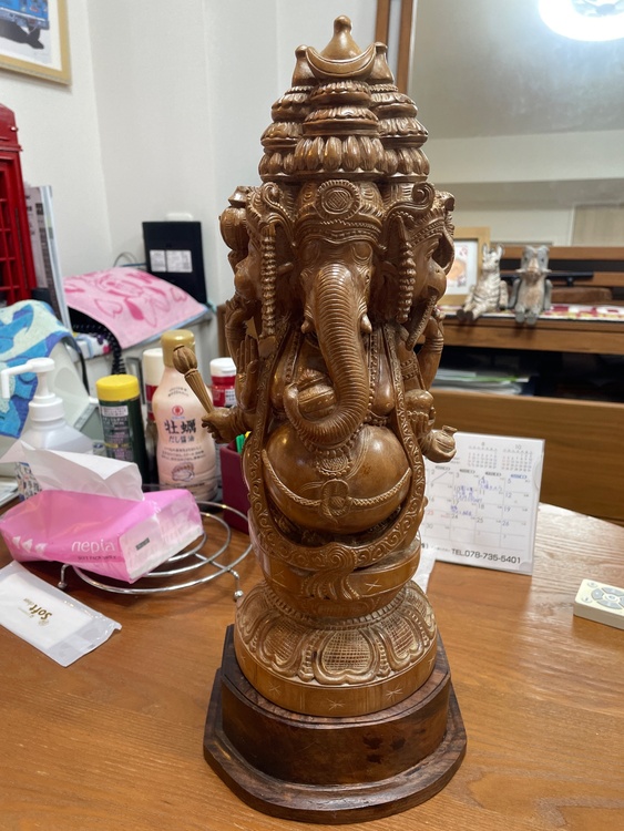 ガネーシャぞう（美術品・骨董品）の商品画像 - 査定依頼日：2026年9月4日 - 最高査定価格：3,800円
