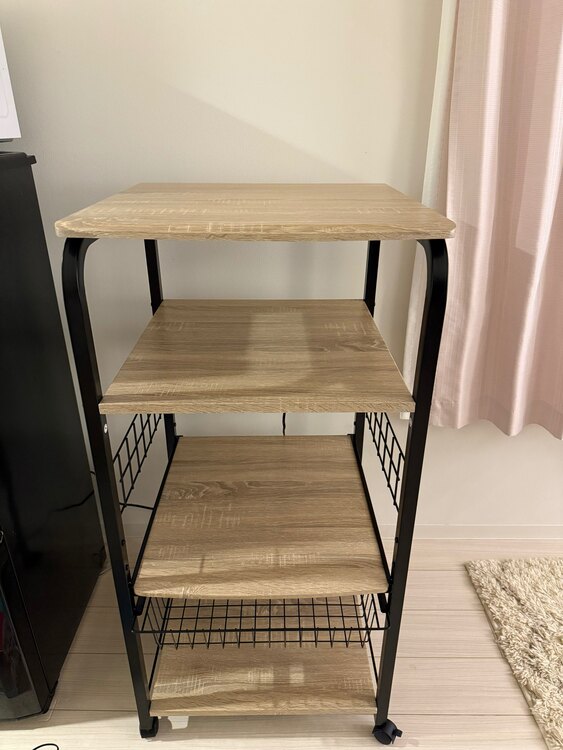 ワイエムワールド　スチールレンジ台 クロノス 4段タイプ（家具・寝具）の商品画像 - 査定依頼日：2025年5月18日 - 最高査定価格：2,000円