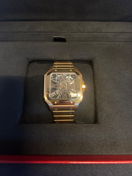 カルティエ サントス WHSA0016　ピンクゴールド（高級時計）の商品画像 - 査定依頼日：2025年6月30日 - 最高査定価格：6,000,000円