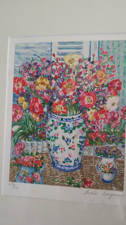 アメリカの画家レスリーセイヤーの作品（美術品・骨董品）の商品画像 - 査定依頼日：2026年8月5日 - 最高査定価格：3,000円