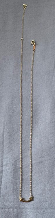 ティファニー　Tスマイル ネックレス　ミニ　K18YG（金・貴金属）の商品画像 - 査定依頼日：2025年5月13日 - 最高査定価格：120,000円