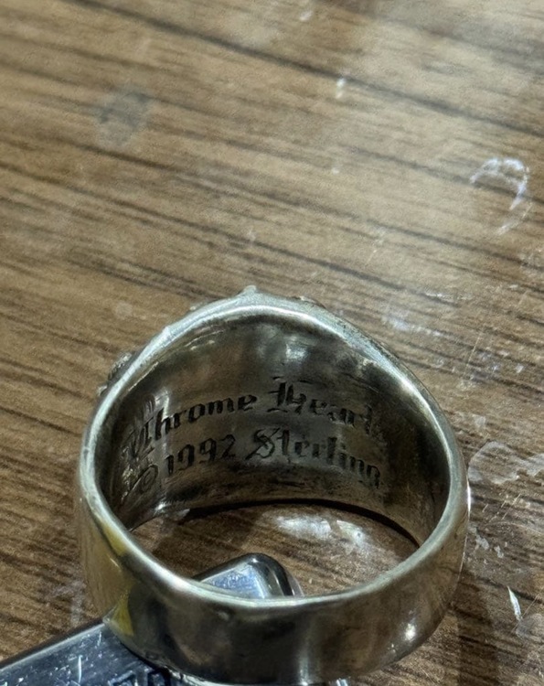 Chrome Hearts 1992 Sterling リング 27（金・貴金属）の商品画像 - 査定依頼日：2025年12月13日 - 最高査定価格：100,000円