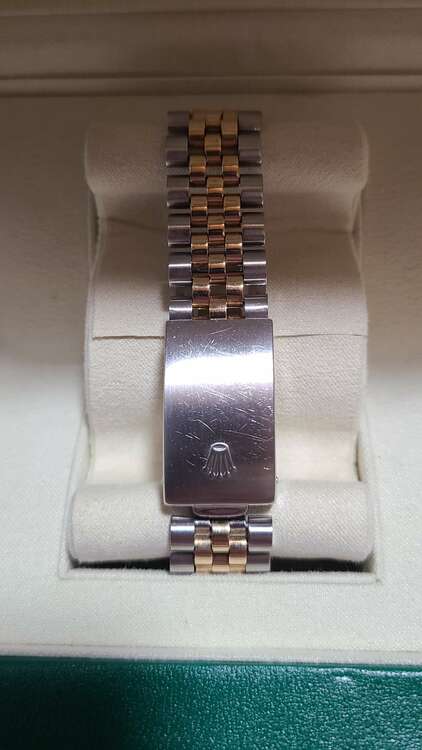 正規品 ROLEX ロレックス デイトジャスト 16233G E番 10Pダイヤ（高級時計）の商品画像 - 査定依頼日：2025年5月23日 - 最高査定価格：1,080,000円