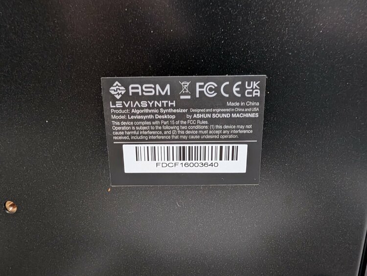 Ashun Sound Machines Leviasynth Desktop（ピアノ・楽器・PA機材）の商品画像 - 査定依頼日：2026年8月7日 - 最高査定価格：160,000円