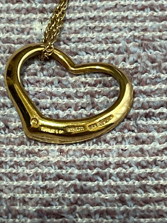 ティファニー　オープンハート（金・貴金属）の商品画像 - 査定依頼日：2024年11月28日 - 最高査定価格：60,000円