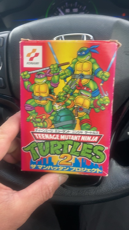 ティーンエージミュータントニンジャタートルズ2（ゲーム機本体・ゲームソフト）の商品画像 - 査定依頼日：2025年6月26日 - 最高査定価格：2,000円