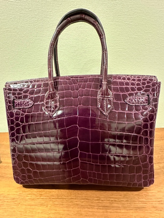 バーキン　クロコ30 超美品　アメジスト　紫色（ブランドバッグ）の商品画像 - 査定依頼日：2025年10月11日 - 最高査定価格：4,000,000円