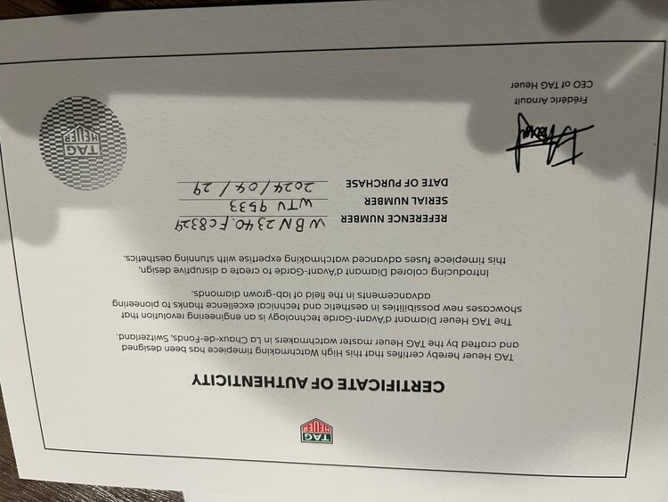 タグホイヤー カレラ （高級時計）の商品画像 - 査定依頼日：2025年3月11日 - 最高査定価格：2,800,000円
