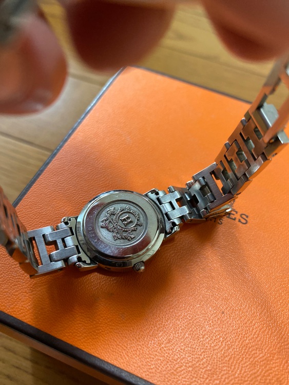 HERMESクリッパー　ピンク（高級時計）の商品画像 - 査定依頼日：2025年9月14日 - 最高査定価格：25,000円