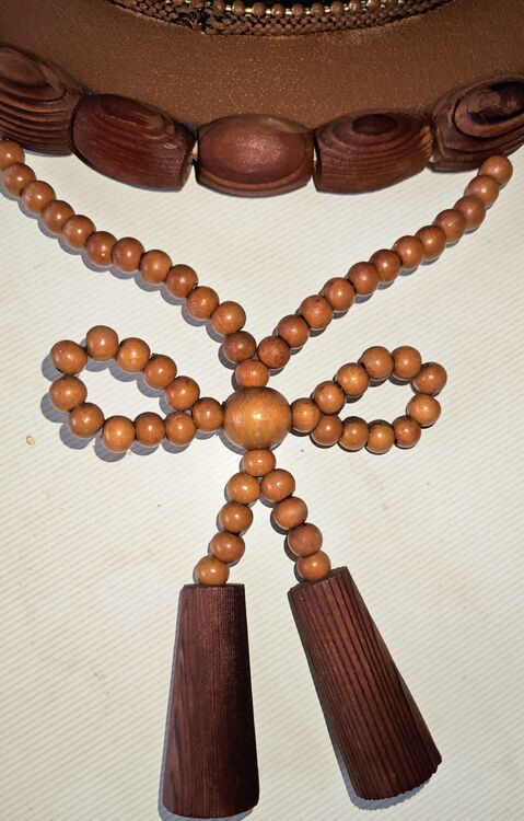 レトロ　雲州堂製壁掛けウッドフレームミラー（美術品・骨董品）の商品画像 - 査定依頼日：2025年8月4日 - 最高査定価格：3,000円