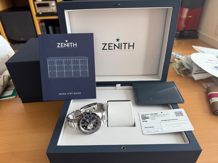 ゼニスクロノマスタースポーツ（高級時計）の商品画像 - 査定依頼日：2025年7月16日 - 最高査定価格：850,000円