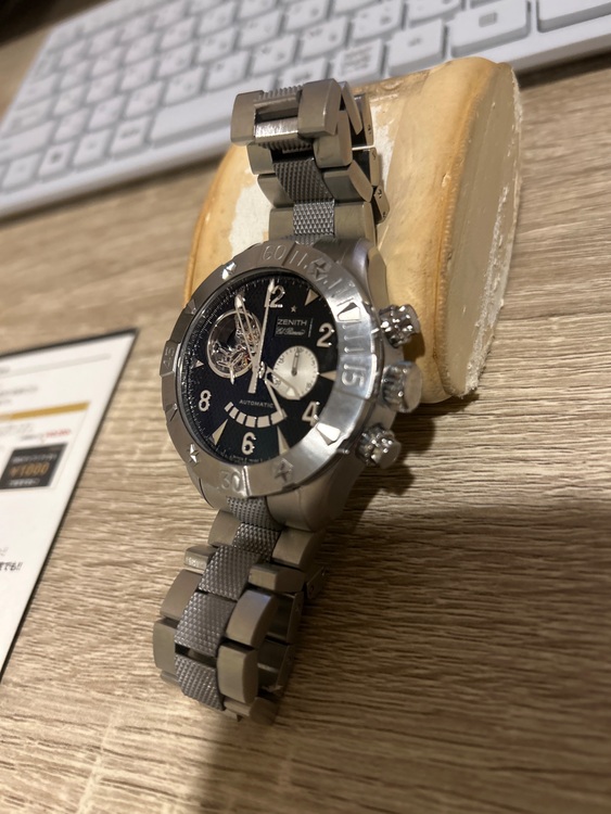 ゼニス エルプリメロ （高級時計）の商品画像 - 査定依頼日：2025年10月19日 - 最高査定価格：350,000円