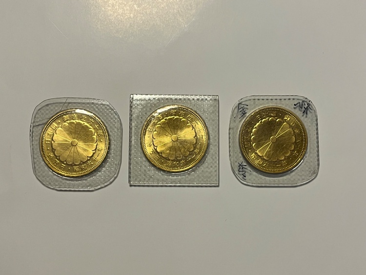 御在位60年10万円金貨（金・貴金属）の商品画像 - 査定依頼日：2026年2月10日 - 最高査定価格：1,630,000円