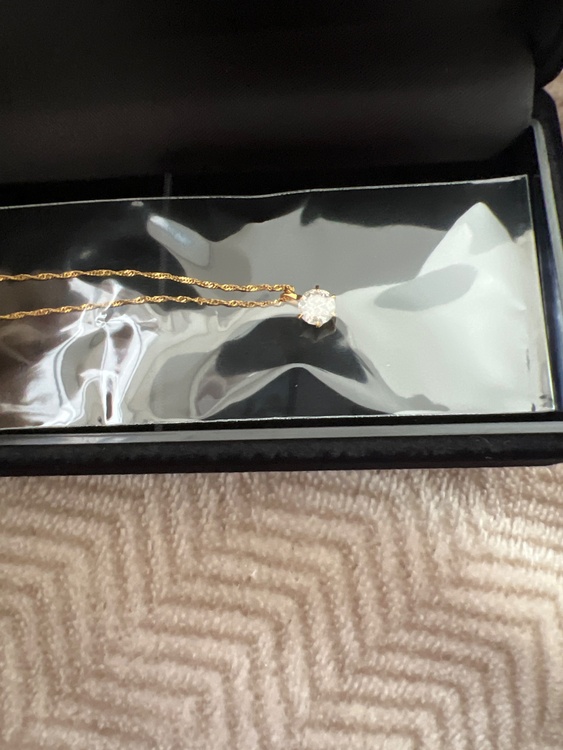 24Ｋネックレス　0.6カラットダイヤモンド（金・貴金属）の商品画像 - 査定依頼日：2026年2月24日 - 最高査定価格：70,000円