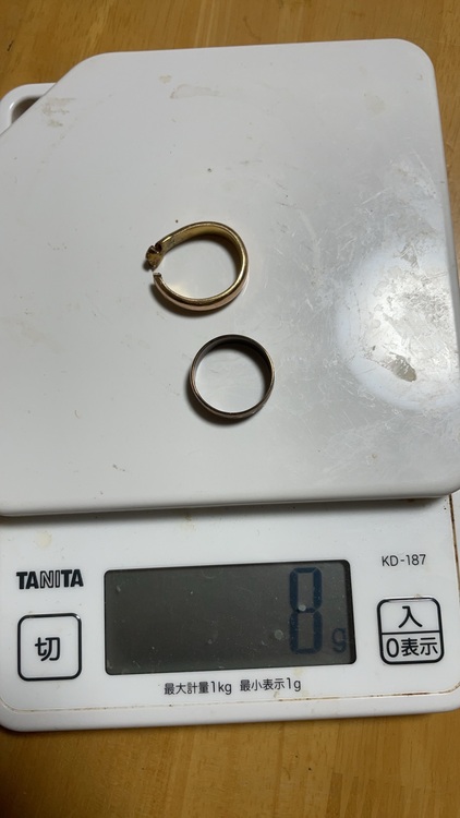 指輪（金・貴金属）の商品画像 - 査定依頼日：2025年9月1日 - 最高査定価格：99,000円