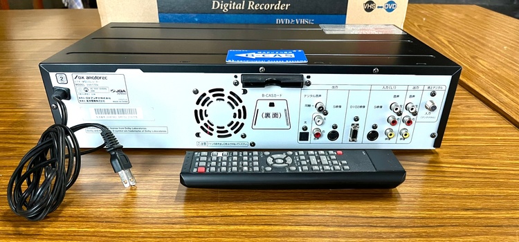 DX BROADTEC DVD/VHSレコーダー DXR170V（オーディオ・スピーカー）の商品画像 - 査定依頼日：2026年1月12日 - 最高査定価格：4,000円