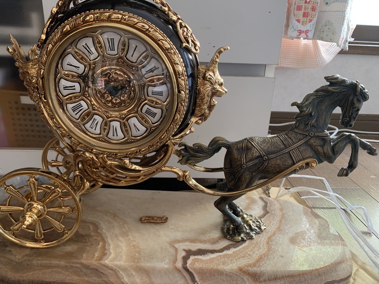 大理石　時計（美術品・骨董品）の商品画像 - 査定依頼日：2020年12月19日