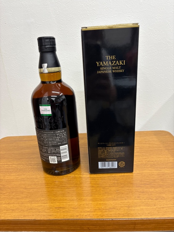 山﨑18年（お酒）の商品画像 - 査定依頼日：2025年9月8日 - 最高査定価格：82,000円