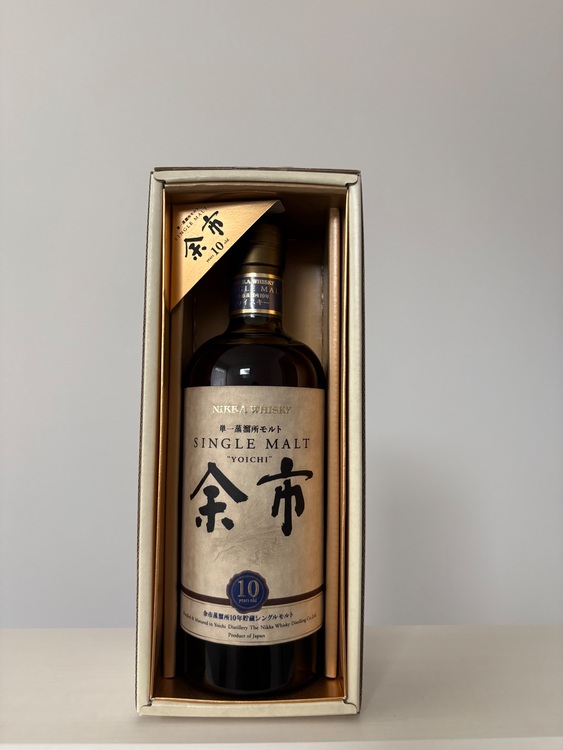 余市10年（お酒）の商品画像 - 査定依頼日：2025年10月30日 - 最高査定価格：27,000円
