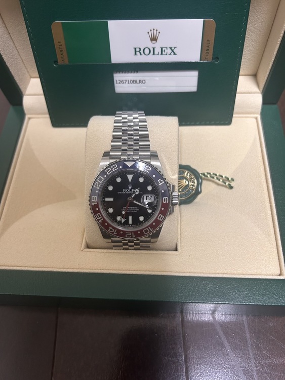 GMTマスターⅡ（高級時計）の商品画像 - 査定依頼日：2026年1月7日 - 最高査定価格：3,350,000円