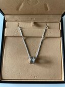 ビーゼロワン　ネックレス　ホワイトゴールド　ダイヤ