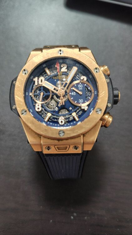 ビッグバンウニコ キングゴールド ブルー（高級時計）の商品画像 - 査定依頼日：2025年8月28日 - 最高査定価格：2,500,000円