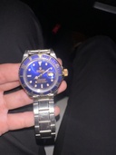 ロレックス サブマリーナー ROLEX 16613 SUBMARINER VIOLET DIAL SS YG