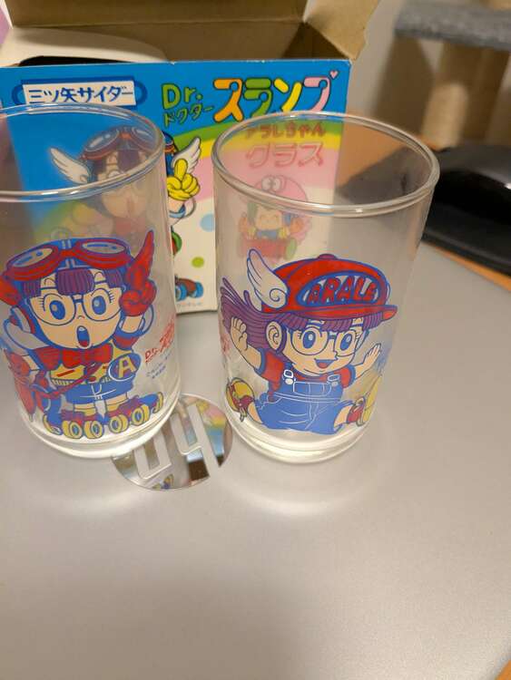 ドクタースランプアラレちゃん　グラス　三ツ矢サイダー　レトログラス（その他のおもちゃ）の商品画像 - 査定依頼日：2025年1月19日 - 最高査定価格：1,000円