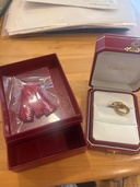 カルティエ　3連リング