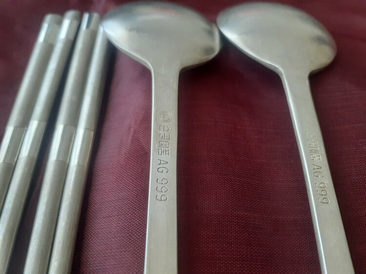 純銀AG999スプーン箸200g他（金・貴金属）の商品画像 - 査定依頼日：2026年1月29日 - 最高査定価格：118,000円